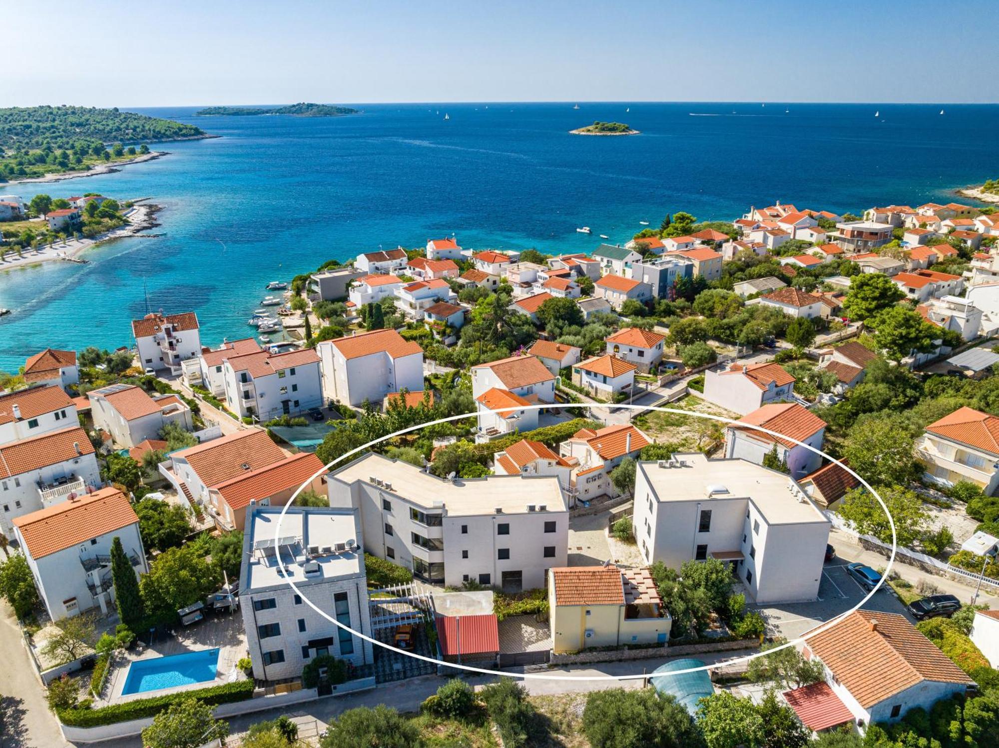 Apartments Boomerang Rogoznica  Luaran gambar